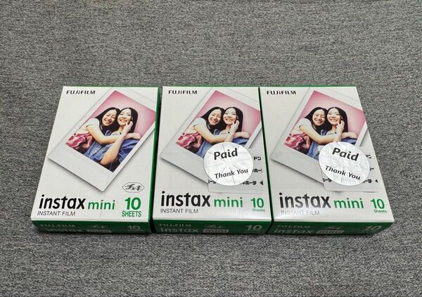 instax mini チェキ用フィルム 10枚×3箱