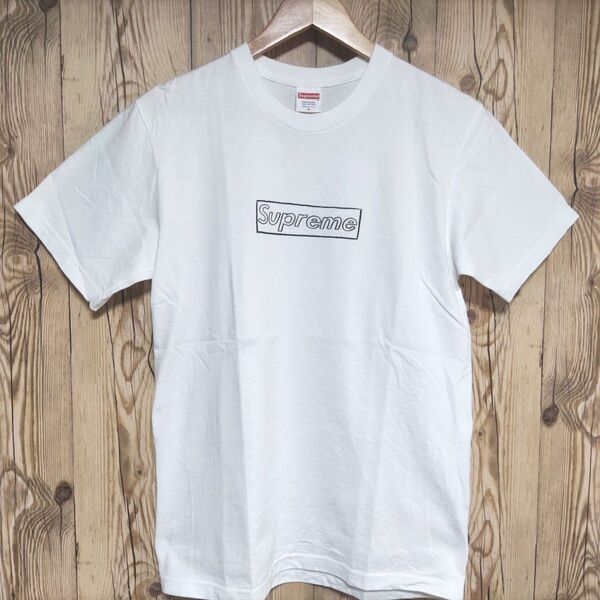 Supreme KAWS Chalk Logo Tee S カウズチョークボックスロゴ