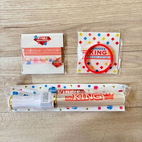 Mr.KING キンブレ ペンライト 未使用 キングブレード ストラップ ラバーバンド まとめ売り サマーステーション