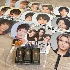 Number_i フィギュア うちわ 写真 銀テープ まとめ売り 岸優太 平野紫耀 神宮寺勇太 集合うちわ