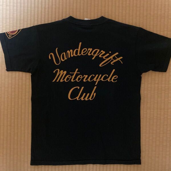WARP AND WOOF ホットロッド モーターサイクル ロック Tシャツ バックプリント 男女兼用 半袖 tシャツ