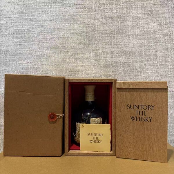サントリー ザ ウイスキー 有田焼 陶器ボトル 木箱付き 未開封 古酒 SUNTORY(2)