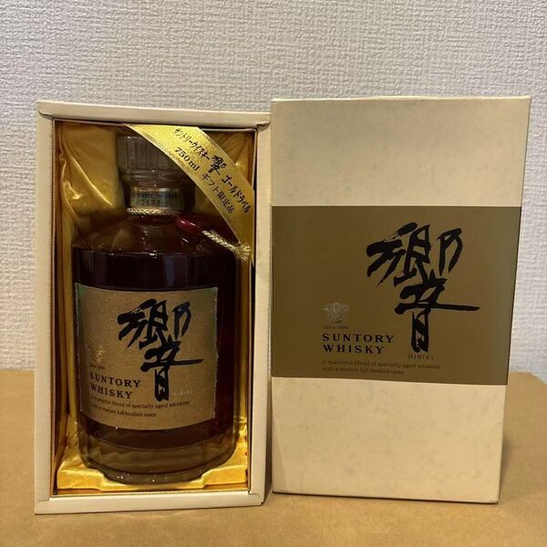 サントリー ウイスキー 響 ゴールドラベル 750ml ギフト限定品 箱付き 未開封 古酒 SUNTORY WHISKY