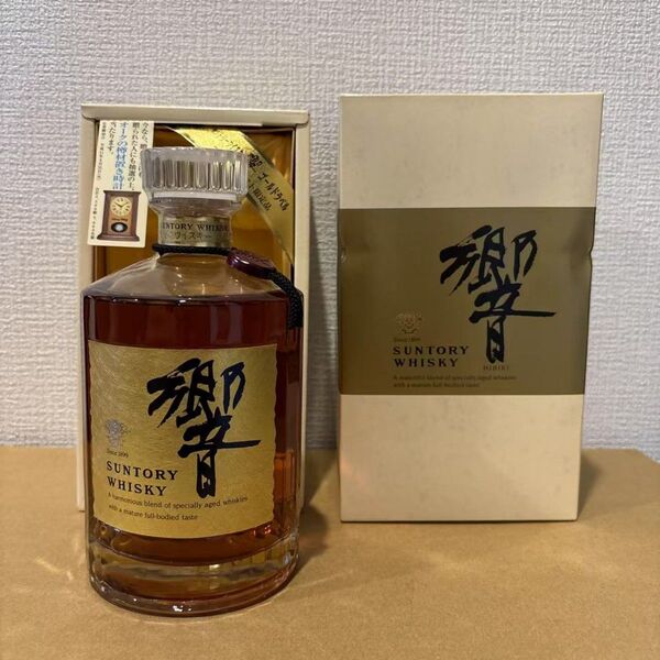 サントリーウイスキー 響 ゴールドラベル 箱付き 未開封 SUNTORY WHISKY HIBIKI 古酒(1)