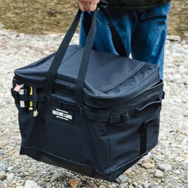 【新品 大容量】NATURE LAND 多機能クーラーボックス ブラック 35L