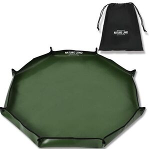 【新品】NATURE LAND 焚火シート 収納袋付き