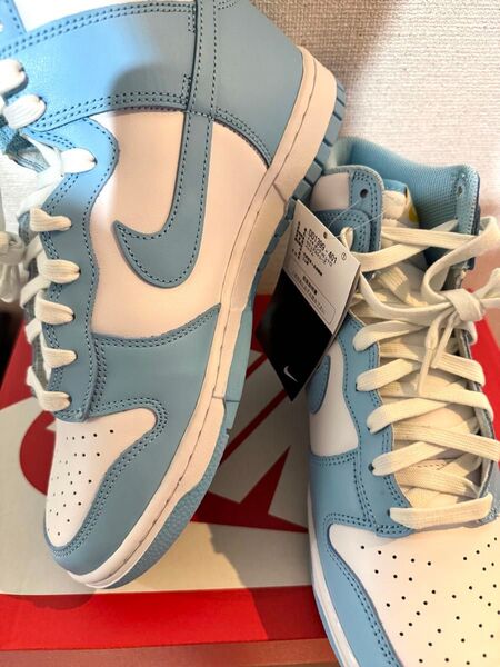 新品★黒タグ付き★Nike Dunk High "Blue Chill" ナイキ ダンクハイ★UNC エアジョーダン ブルーチル