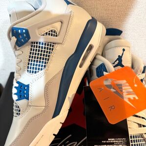 新品★本物★黒タグ付★ナイキ★エアジョーダン4★インダストリアルブルー★NIKE★AIR JORDAN★アディダス★ニューバランス