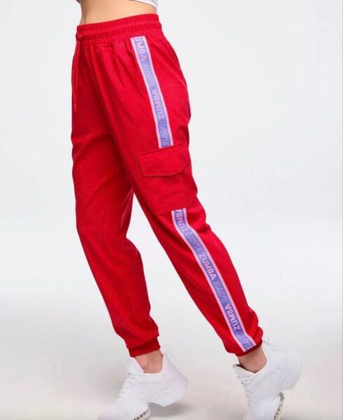 【新品】タグ付き ZUMBA ズンバウェア パンツ レッド