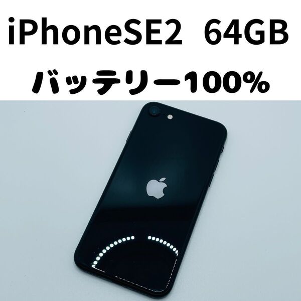 【格安美品】iPhone SE2 64GB simフリー本体 207