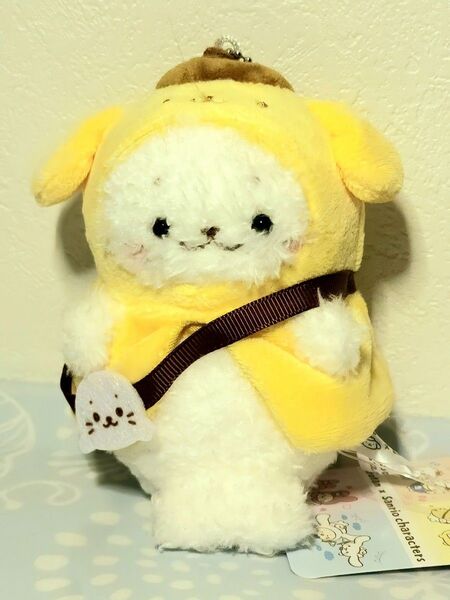 しろたん サンリオコラボ ぬいぐるみキーホルダー ポムポムプリン