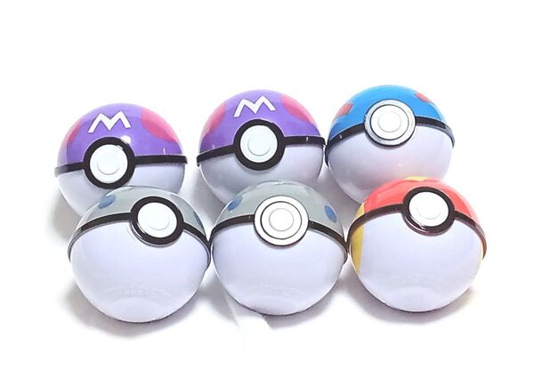 ポケモンゲットコレクションズガム モンスターボール ケース ケースのみ 6点 美品 まとめ セット 小物入れ アクセサリーケース