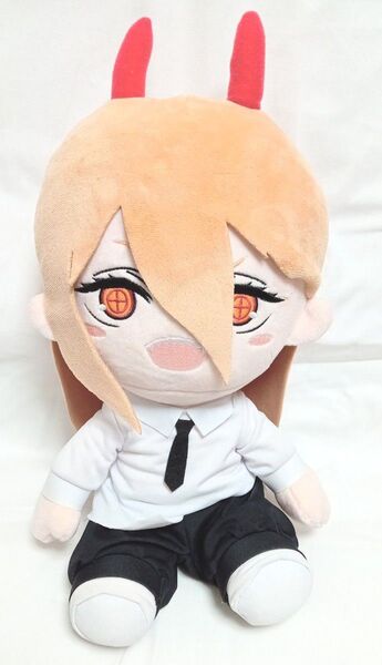 パワー 自慢 BIGぬいぐるみ 口開け 笑顔 チェンソーマン マスコット ぬいぐるみ 新品 未使用 大きい メガ ジャンボ