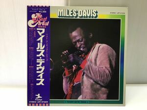 試聴済 LP マイルス・デヴィス 「ベスト・アーティスト・シリーズ」帯付 四、五重奏団 ジャズ トランペット DAVIS