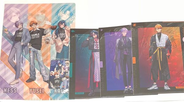 3SKM 北見遊征 榊ネス 魁星 にじさんじ くら寿司 クリアファイル カード