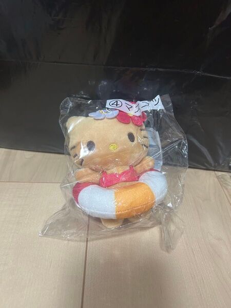 ハローキティ 当たりくじ 日焼け 一番くじ ぬいぐるみマスコット