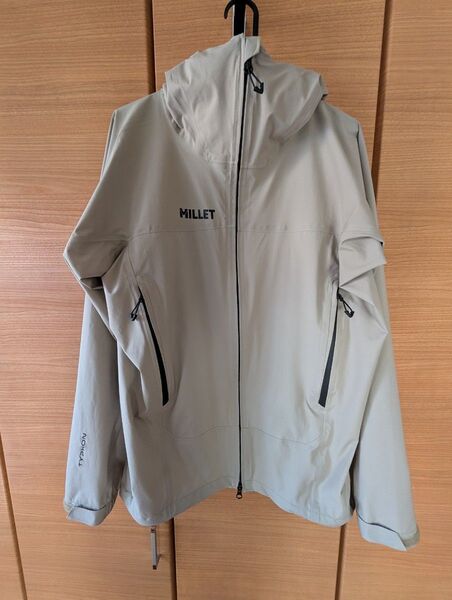 MILLET ティフォン50000 ストレッチジャケット M ベージュ系