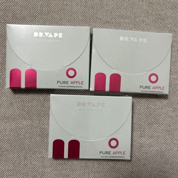 DR.VAPE Model 2PURE APPLE カートリッジ 3個セット