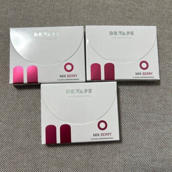 DR.VAPE Model 2フレーバーカートリッジ MIX BERRY 3個セット