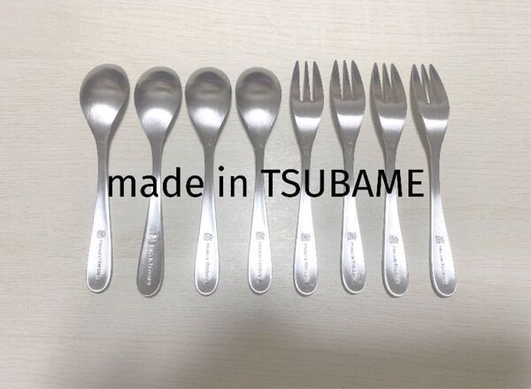 8本セットスプーン フォーク カトラリー 燕三条 燕 メイドインツバメ 新潟県 燕市 ステンレス 日本製 新品