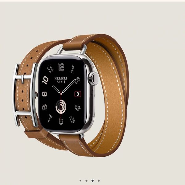 Apple Watch Series8 本体HERMESドゥブルトゥール スポーツバンド付き、カバー付き、充電器付き