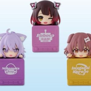 【外箱開封同梱】ホロライブ ひっかけフィギュア vol.3 猫又おかゆ ロボ子さん 戌神ころね