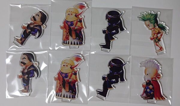 ファイナルファンタジー6 FFⅥ ピクセルリマスター アクリルスタンド セット カイエン ガウ ストラゴス シャドウ ゴゴ