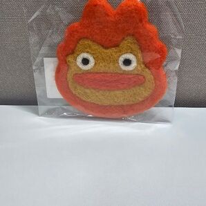 【新品】ハウルの動く城 ハンドメイド 羊毛コースター カルシファー