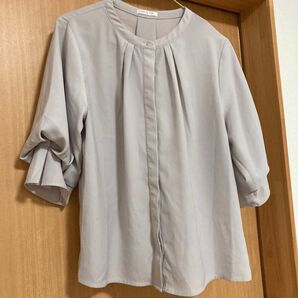 GLACIER ブラウス Mサイズ グレー