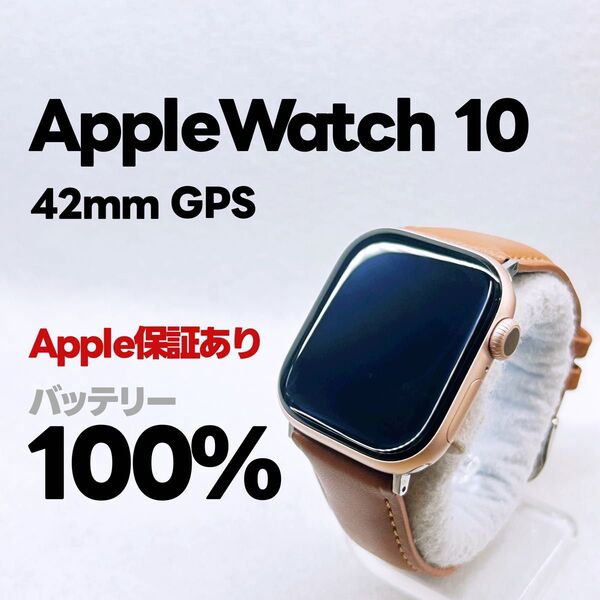 Apple Watch Series 10 GPS 42mm アップルウォッチ ローズゴールド applewatch
