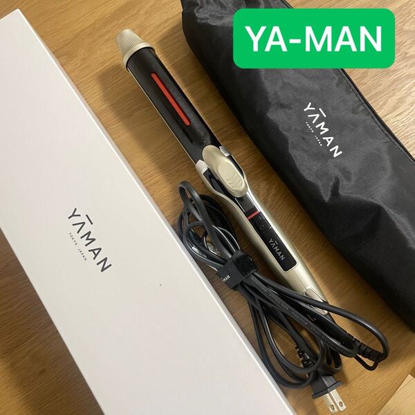 YA-MAN コテ ヘアアイロン 32mm 耐熱袋付き