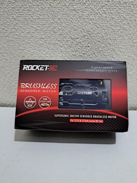 ●ROCKET-RC/F104★380 ブラシレスモーター3★センサード/ロケットRC/トゥエルブ/DD/1/12/17.5T●