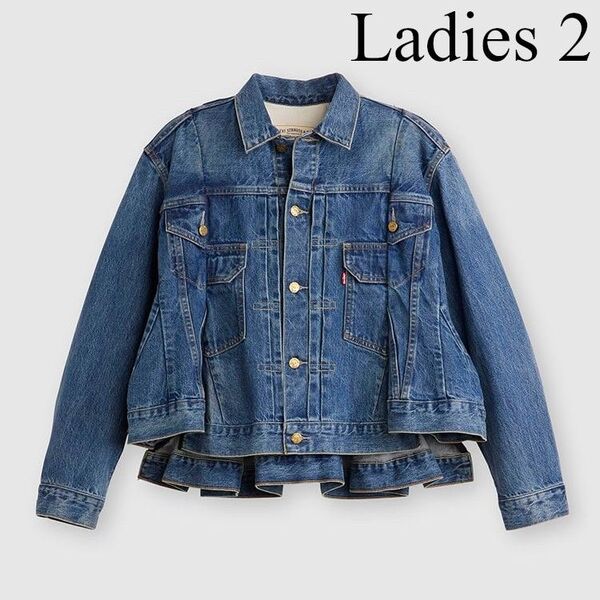 SACAI x Levi's レディース デニムジャケット 2 サカイ リーバイス Women's Denim Gジャン