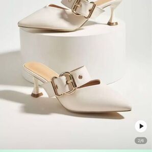 SHEIN バックル パンプス ベルト