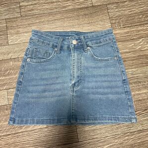 デニムミニスカート【SHEIN】
