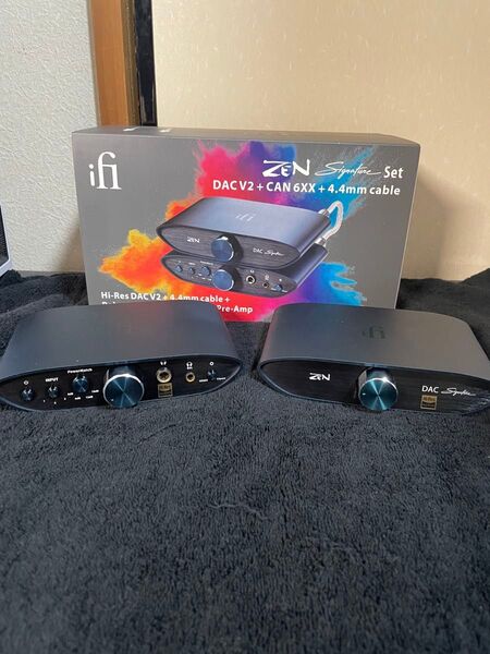 ifi audio ZEN Signature DAC V2 + CAN 6XX +4.4mm to 6.35mm TRSケーブル