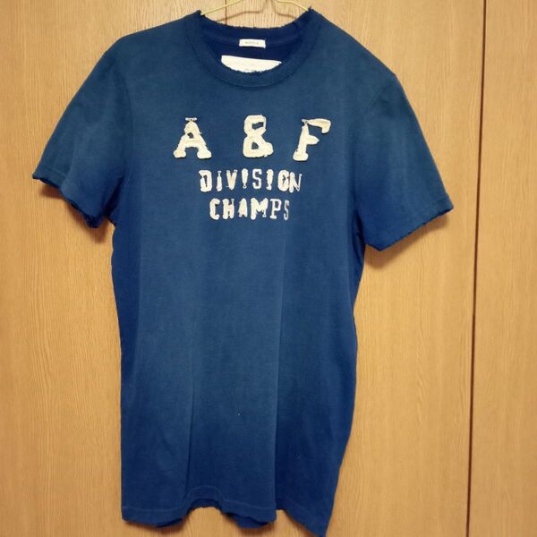 Abercrombie & Fitch アバクロンビー&フィッチ A&F Tシャツ ネイビー 半袖 M
