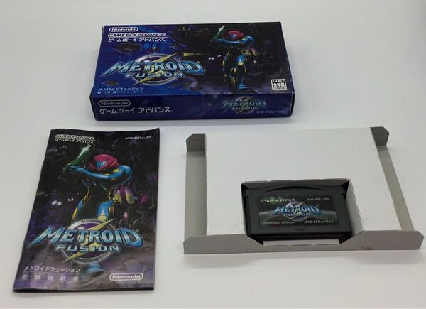 GBA ゲームボーイアドバンス メトロイドフュージョンウ 箱・説明書付 中古
