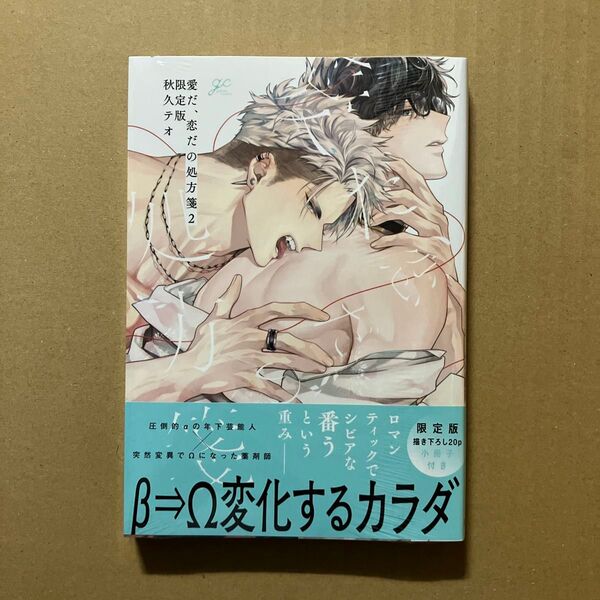 新品未開封品 愛だ、恋だの処方箋 2巻 限定版 秋久テオ先生
