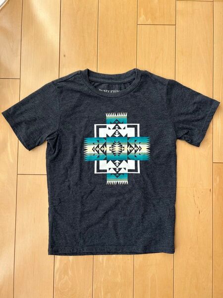 ペンドルトン PENDLETON 120 グレー ネイティブ柄 Tシャツ 5/6 オルテガ インディアン オリジナル キッズ