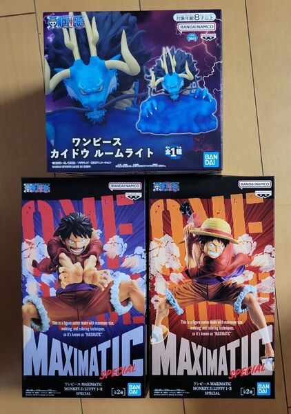 ワンピース ルフィフィギュア、カイドウルームライトセット