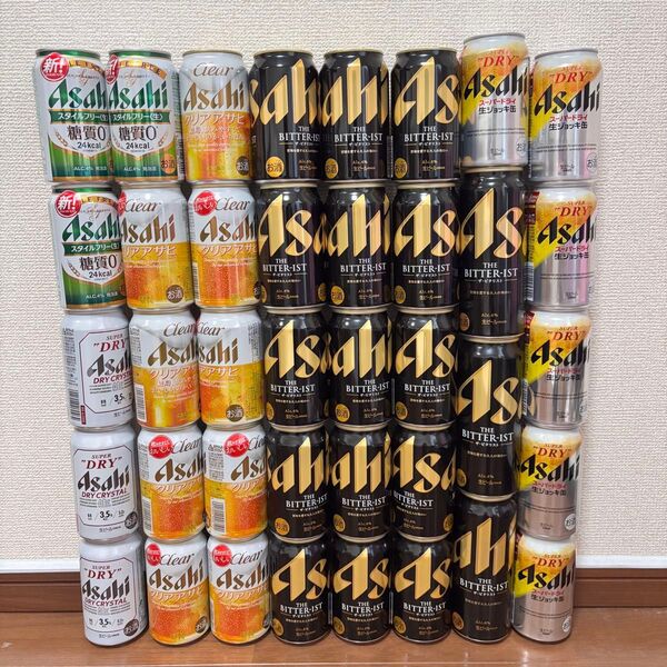 asahi アサヒ お酒 ビール まとめ売り ビタリスト クリア スーパードライ生ジョッキ缶 クリスタル フリー 39本セット