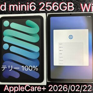 iPad mini6 256GB Wi-Fi スペースグレイ AppleCare+付
