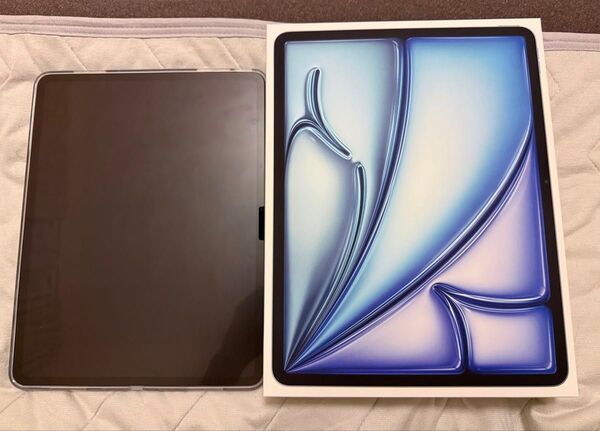 【クリアケース・アンチグレアフィルム付】iPad Air M2 13インチ ブルー 128GB Wi-Fiモデル