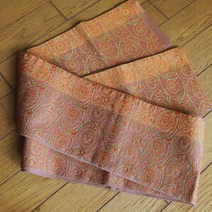 レトロ 帯 華やかな帯 希少 半帯 半巾 金糸 着物 和装小物 インテリア雑貨