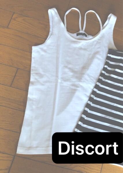 綿100 コットン タンクトップ ノースリーブ シンプル M L
