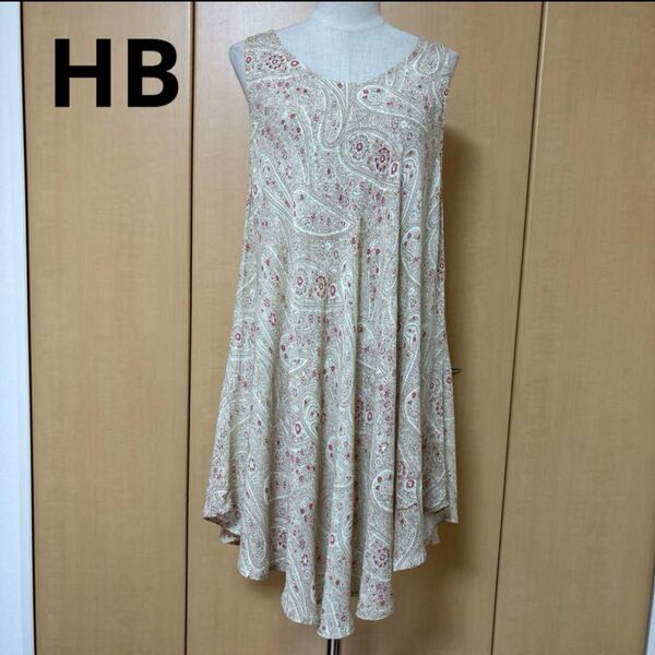HB 裾フレア チュニックワンピ