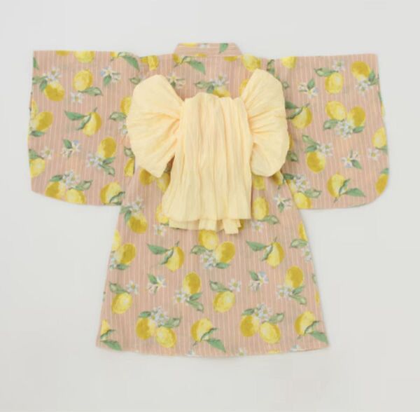 新品 プティマイン 浴衣 ピンク