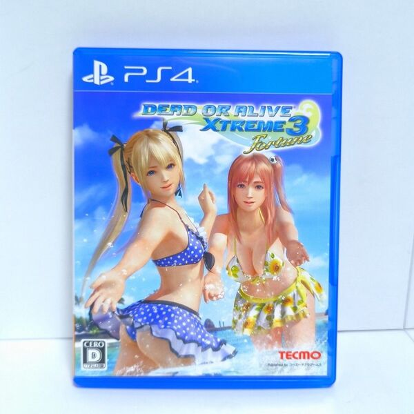美品 PS4ソフト DEAD OR ALIVE Xtreme 3 Fortune デッドオアアライブ エクストリーム 3 doa