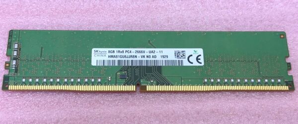 SK hynix HMA81GU6JJR8N-VK★PC4-21300/DDR4-2666 288Pin UDIMM 8GB